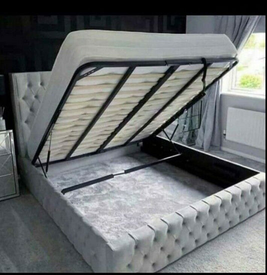 Florida Gaslift King(5FT) Bed – Stylish Storage Solution by Prime Furnitures